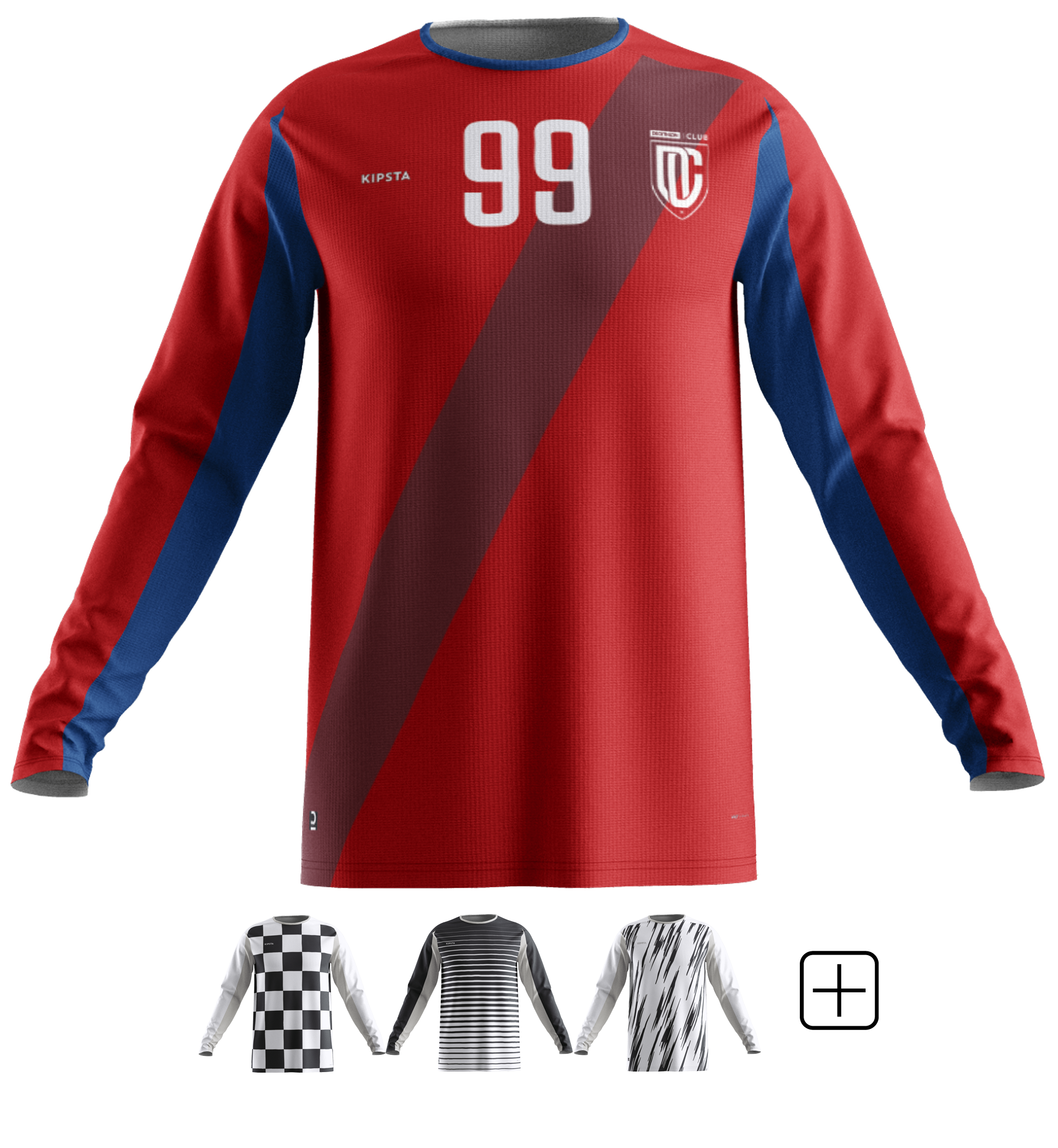 Men long sleeved goalkeeper football shirt viralto i