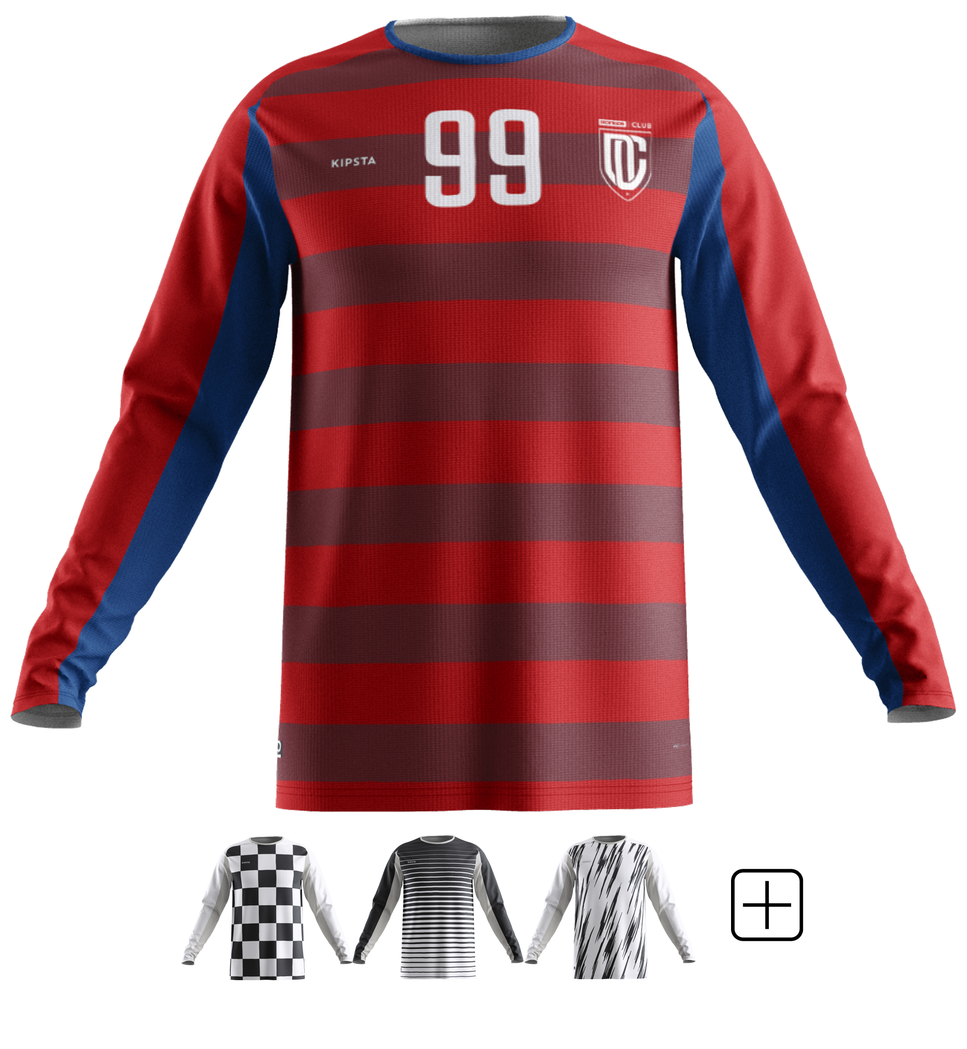 Junior long sleeved goalkeeper football shirt viralto i