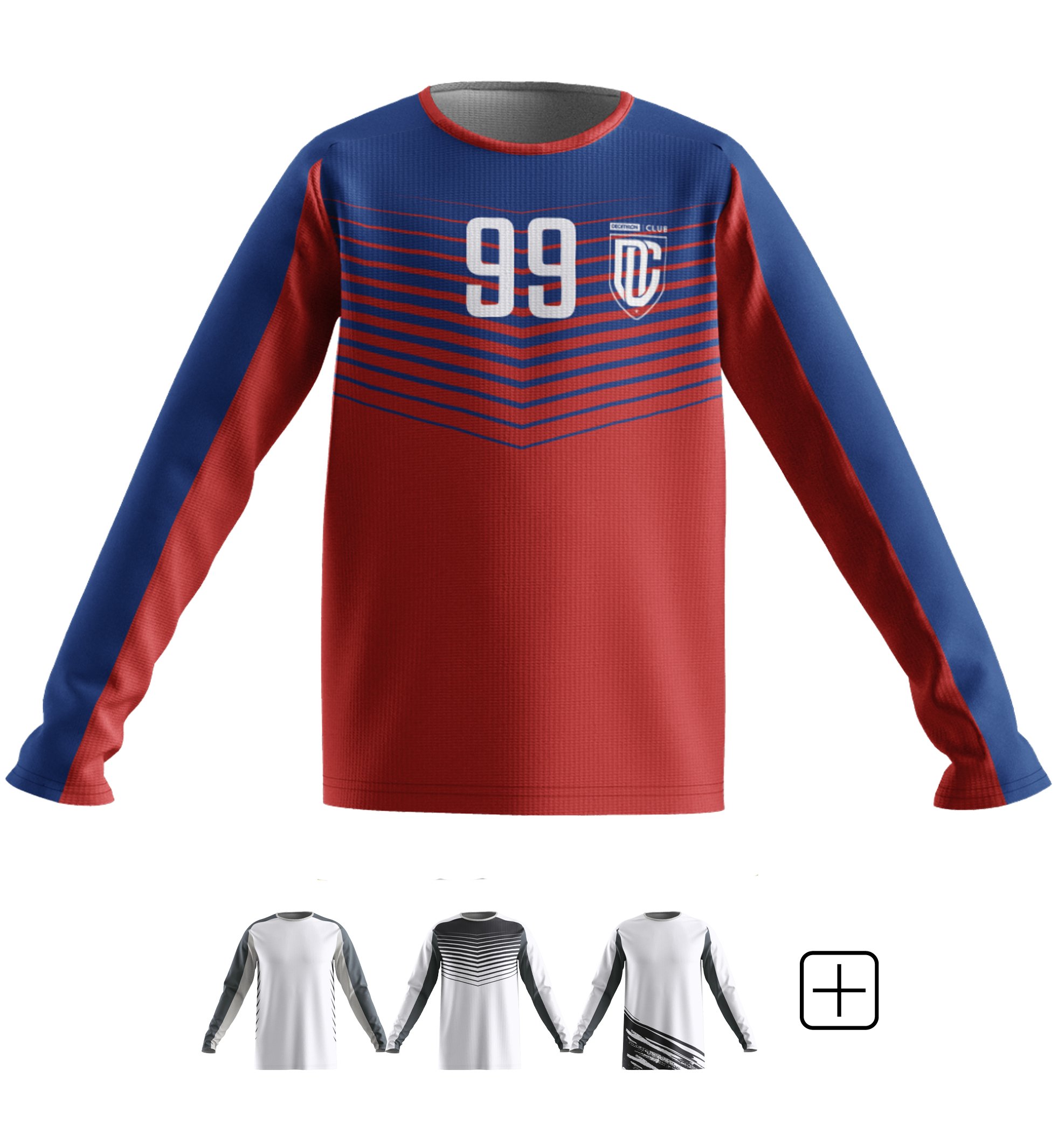 Junior long sleeved handball maillot h500