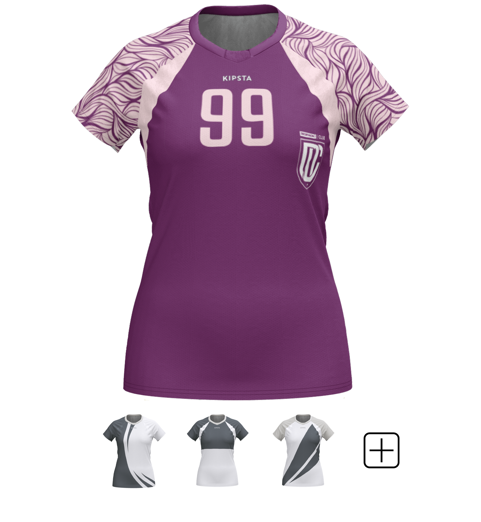 Femme volleyball maillot v500